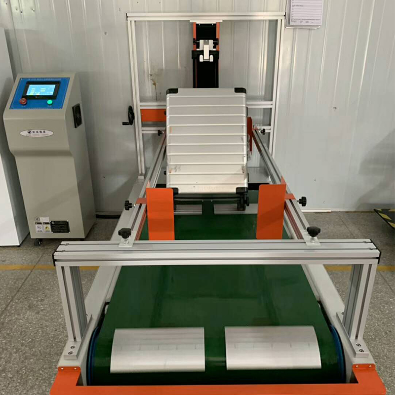 GW-222 箱包车轮颠簸行走试验机 箱包轮子耐磨寿命测试仪器 车轮颠簸行走检测机